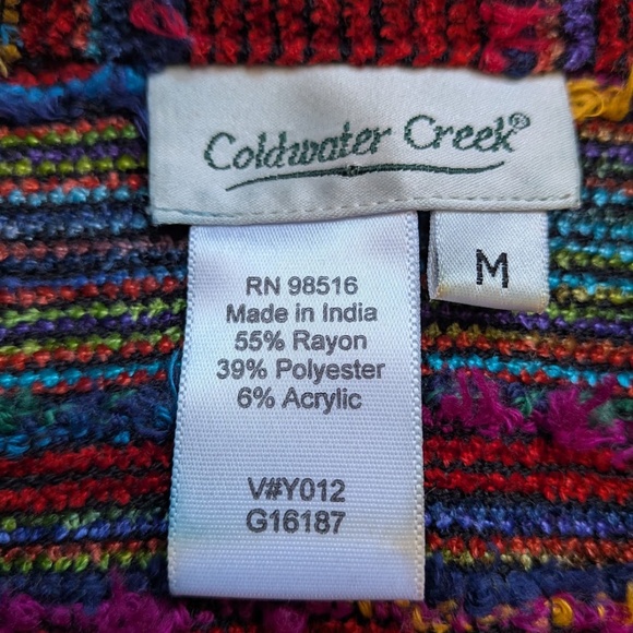 Coldwater Creek Multi Colored Jacket/Blazer - MEDIUM - Picture 8 of 8